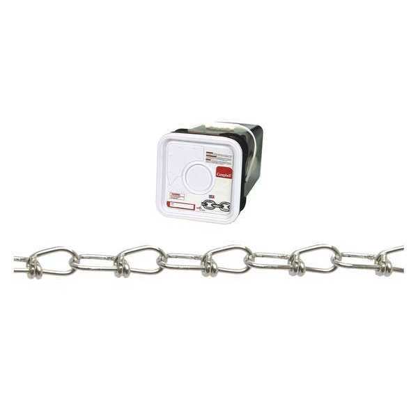 2/0 Double Loop (Inco) Chain, Zinc Plated, 275' per Square Pail