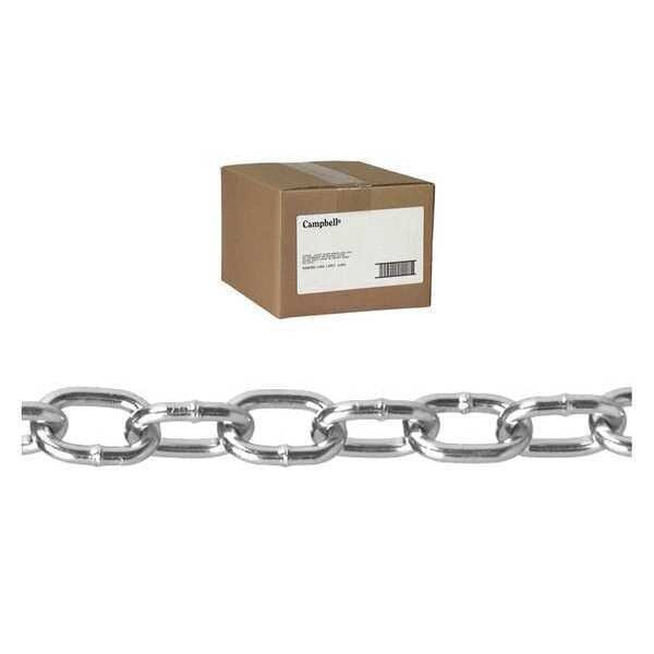 4/0 Passing Link Chain, Zinc Plated, 100' per Carton