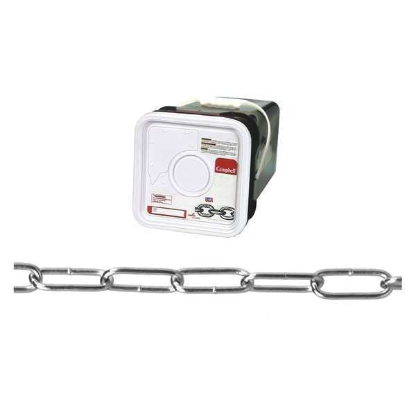 Handy Link Chain, Zinc Plated, 500' per Square Pail