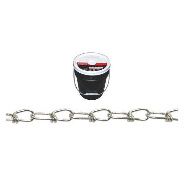 2/0 Double Loop (Inco) Chain, Zinc Plated, 350' per Round Pail