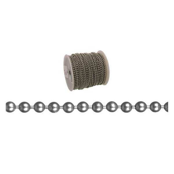 #36 Hobby/Craft Ball Chain, Chrome Plated, 164' per Reel