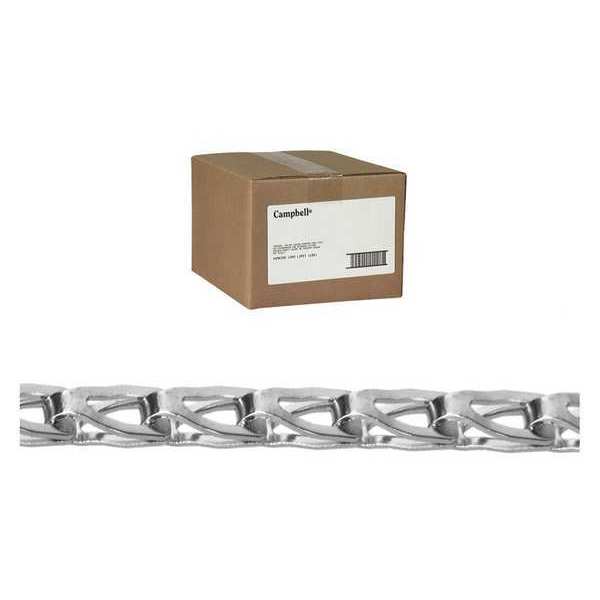 #35 Stainless Steel Sash Chain, Type 304, Bright, 100' per Carton