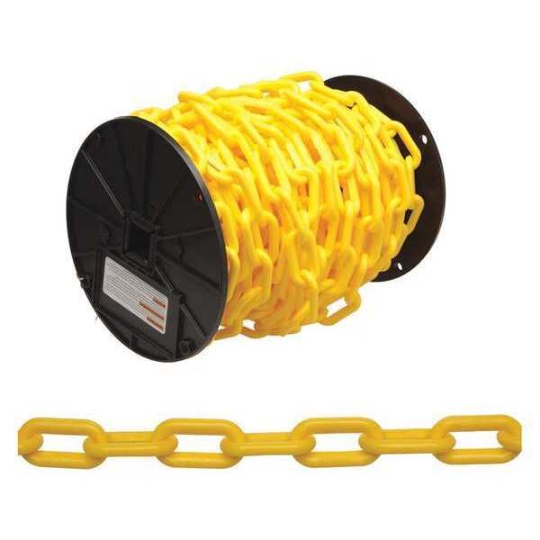 #8 Plastic Chain, Yellow, 60' per Reel