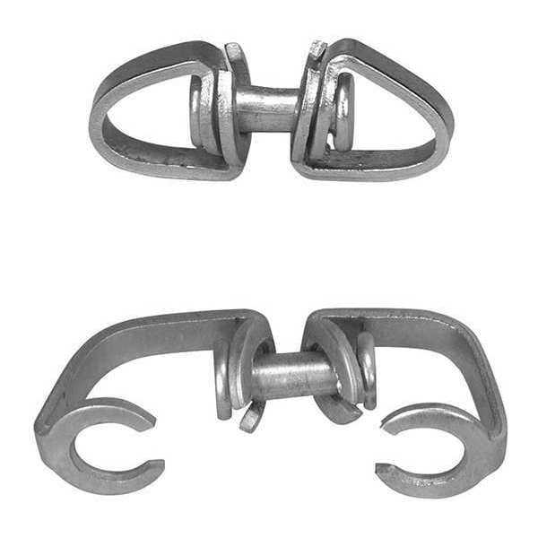 Open Eye Swivel, 1/0 & 2/0 Inco (Double Loop) Chain, #1020