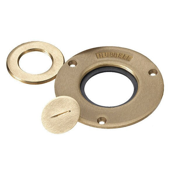 Brass Crown Plug, 3/4 In. Threaded