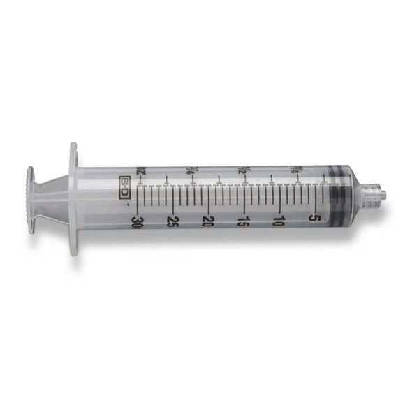 Manual Assembled Calibrated Syringe, 30 cc, Luer Lok Tip, 10 Pack