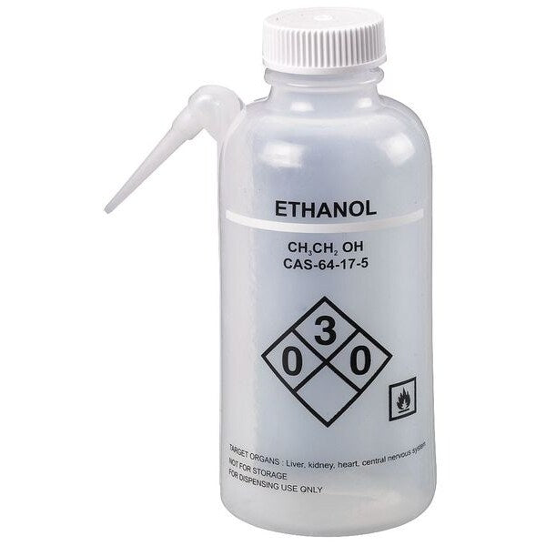 Translucent, Wash Bottle 16 oz., 4 Pack
