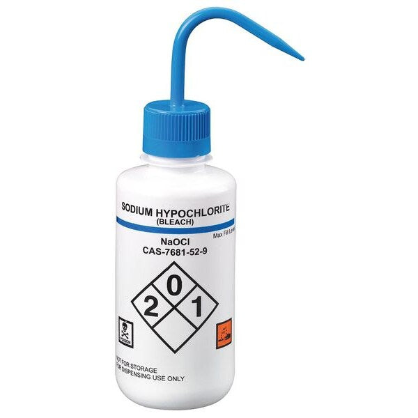 White, Wash Bottle 16 oz., 6 Pack