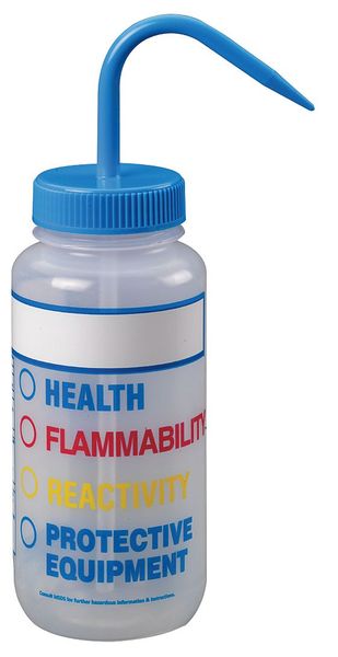 Translucent, Wash Bottle 16 oz., 6 Pack