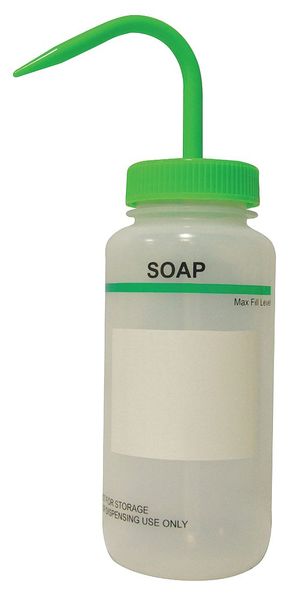 Translucent, Wash Bottle 16 oz., 6 Pack
