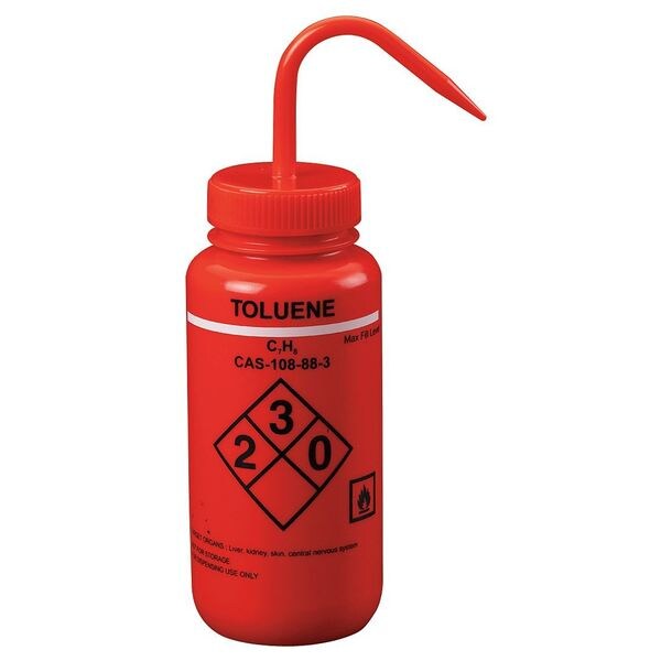 Red, Wash Bottle 16 oz., 6 Pack