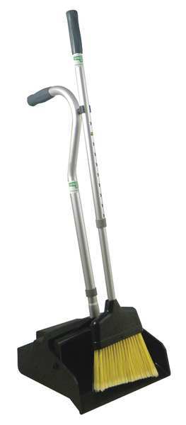Telescopic Dust Pan with Broom, Plastic