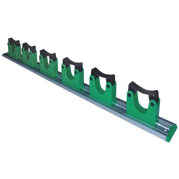Orgnzr/Tool Holdr, Slvr/Grn, Holds 6 Hndls