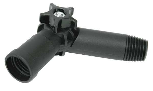 Angle Adapter, Plastic, Gray