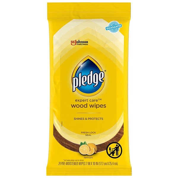 Furniture Polish Wipes, 12 x 24