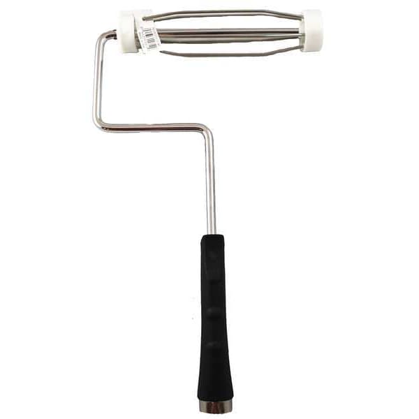 Paint Roller Frame, 5 Wire Cage, Plastic Handle, 7