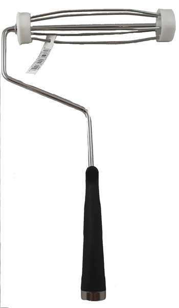 Paint Roller Frame, 5 Wire Cage, Plastic Handle, 7