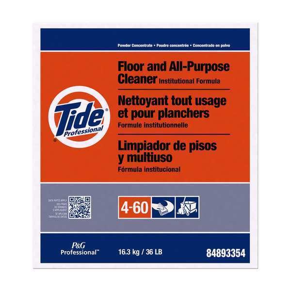 Floor Cleaner, 36 lb., Bland, White
