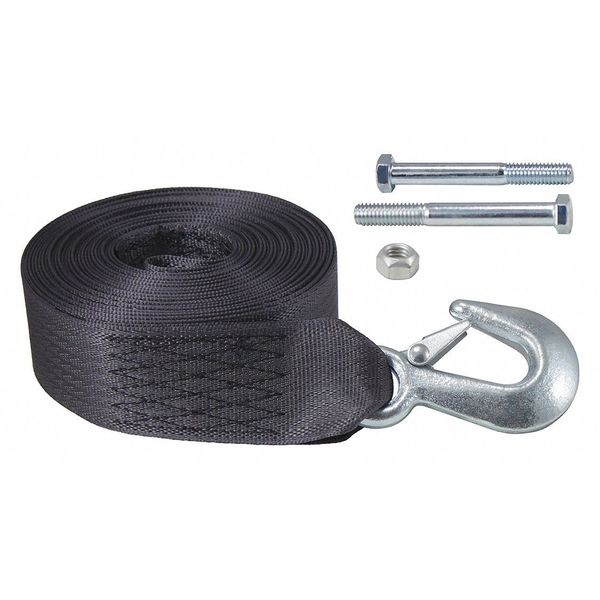 Strap, 25 Ft. Winch w/Hook