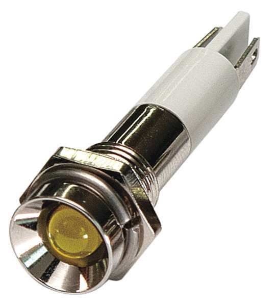 Protrude Indicator Light, Yellow, 12VDC