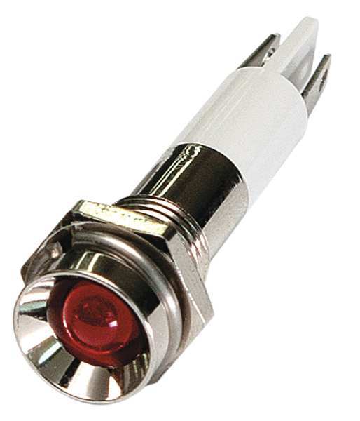 Protrude Indicator Light, Red, 120VAC