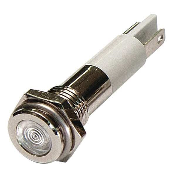 Flat Indicator Light, White, 24VDC