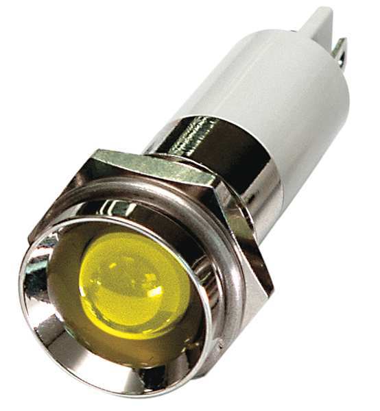 Protrude Indicator Light, Yellow, 12VDC