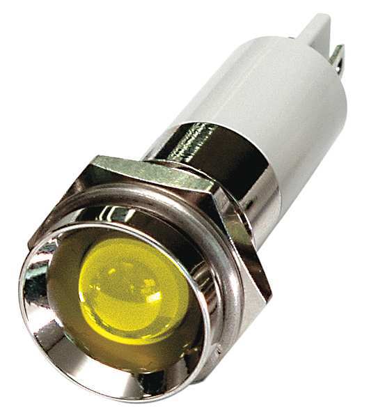 Protrude Indicator Light, Yellow, 24VDC