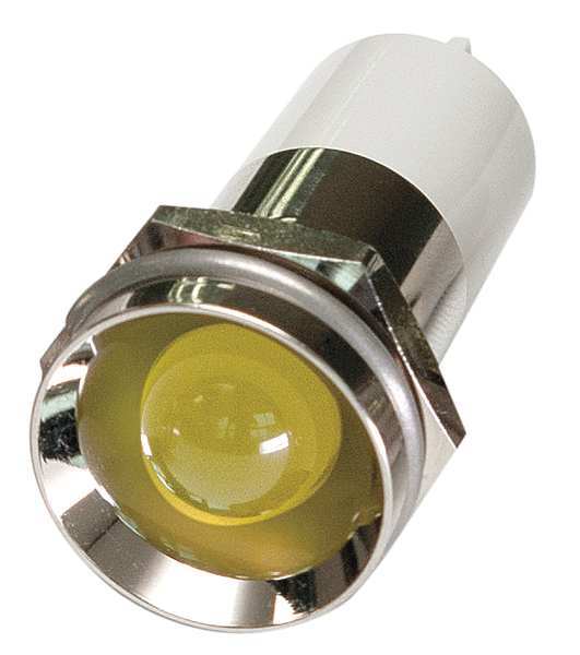 Protrude Indicator Light, Yellow, 120VAC