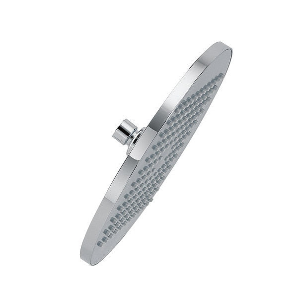 Shower Arm Mount, Rain Shower Head, Polished Chrome, Shower Arm