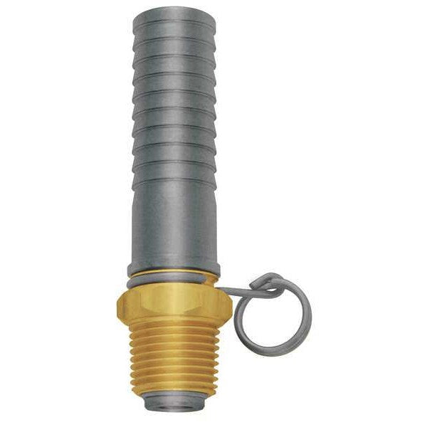 Swivel Hose Adapter, 1/2 In, Brass