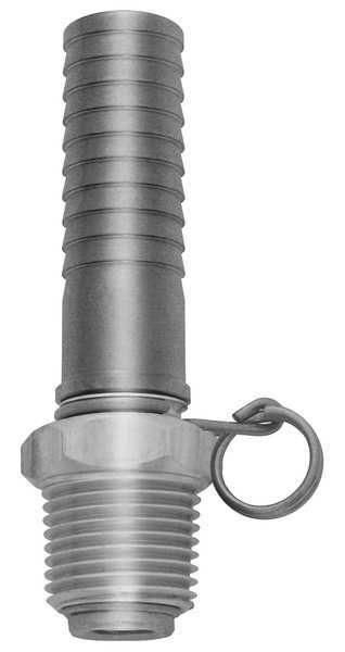 Swivel Hose Adapter, 1/2 In., Stain. Steel
