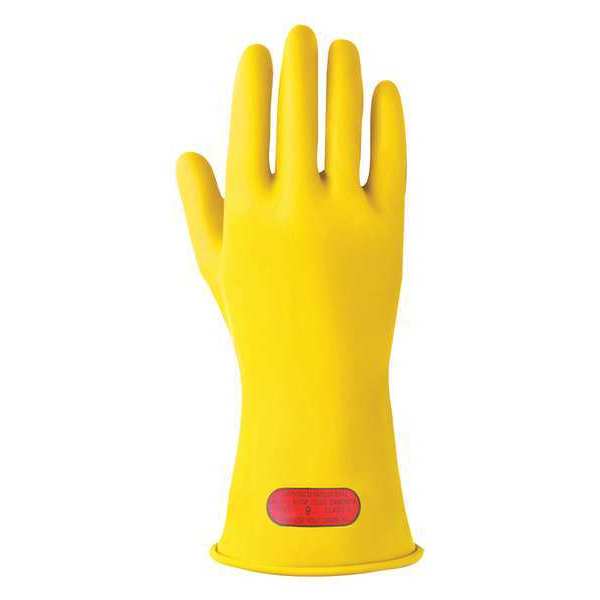 Electrical Gloves, Class 0, Yellow, Sz 7, PR