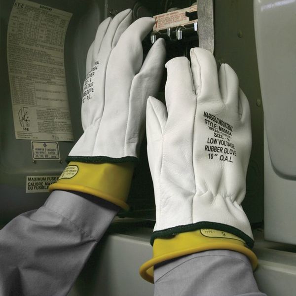 Hyflex Electrical Glove Protector, Gray, Size 10, PR