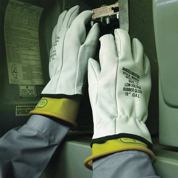 Hyflex Electrical Glove Protector, Gray, Size 10, PR
