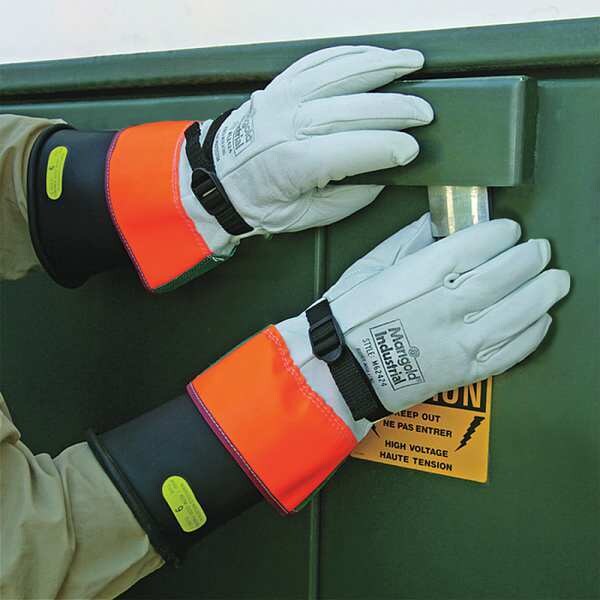 Hyflex Electrical Glove Protector, Gray, Size 10, PR
