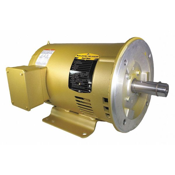3-Phase General Purpose Motor, 3 HP, 182TC Frame, 230/460V AC Voltage, 1,765 Nameplate RPM