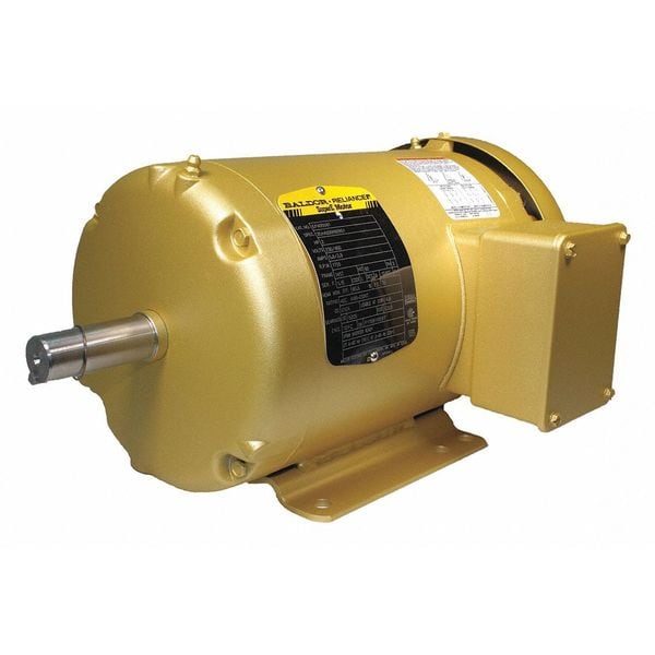 3-Phase General Purpose Motor, 2 HP, 145T Frame, 208-230/460V AC Voltage, 1,755 Nameplate RPM