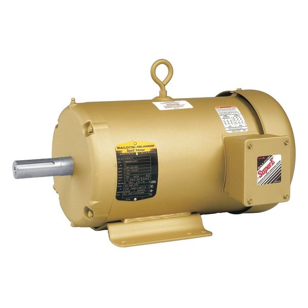 3-Phase General Purpose Motor, 5 HP, 184T Frame, 208-230/460V AC Voltage, 1,750 Nameplate RPM