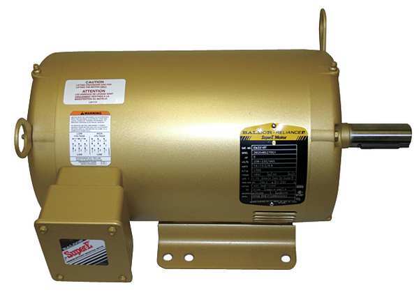 3-Phase General Purpose Motor, 7 1/2 HP, 213TC Frame, 208-230/460V AC Voltage, 1,770 Nameplate RPM