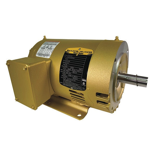 3-Phase General Purpose Motor, 1 1/2 HP, 145TC Frame, 230/460V AC Voltage, 1,755 Nameplate RPM