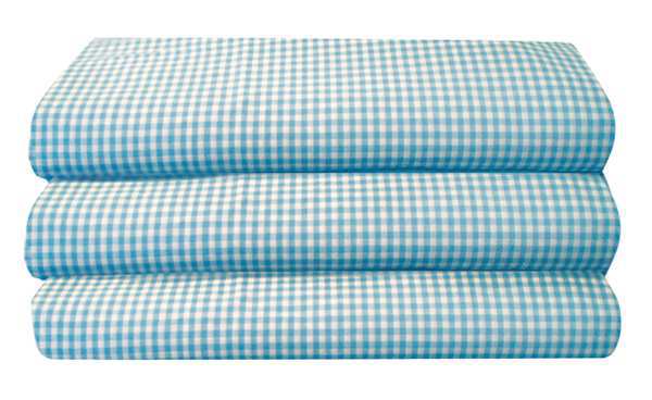 Cot Sheet, Standard, Gingham, PK12
