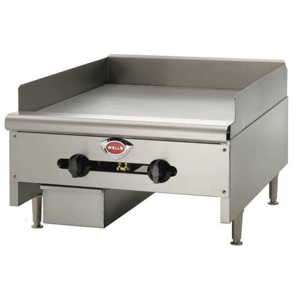Natural Gas Griddle, 48 x 23-9/16 In