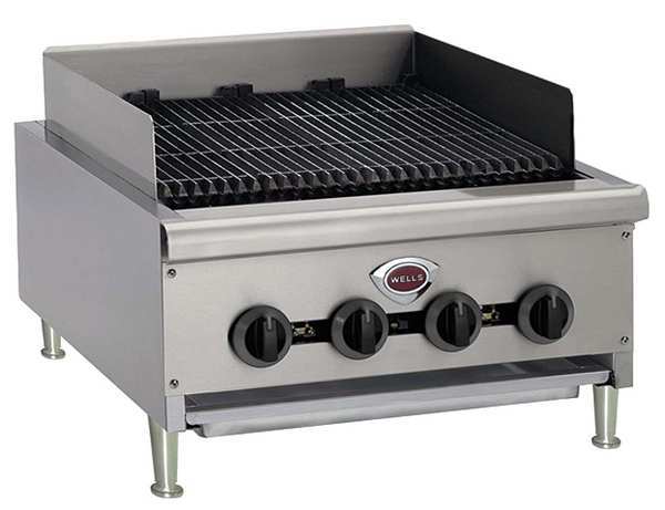 8 Burner Radiant Gas CharBroiler, 160000 BTU