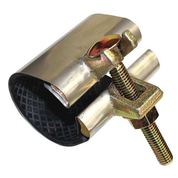 Repair Clamp, Single Bolt, 3 In, 304 SS