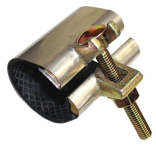 Repair Clamp, Single Bolt, 1-1/4 In, 304 SS