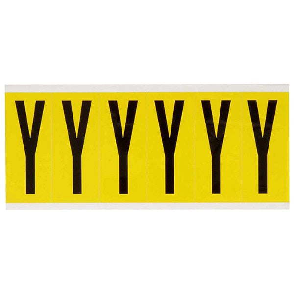 Letter Label, Y, 1-1/2 in. W x 3-1/2 in. H