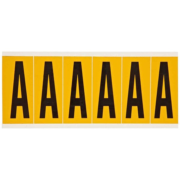 Letter Label, A, 1-1/2 in. W x 3-1/2 in. H
