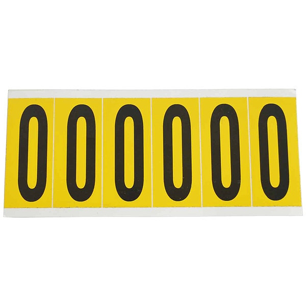 Letter Label, O, 1-1/2 in. W x 3-1/2 in. H