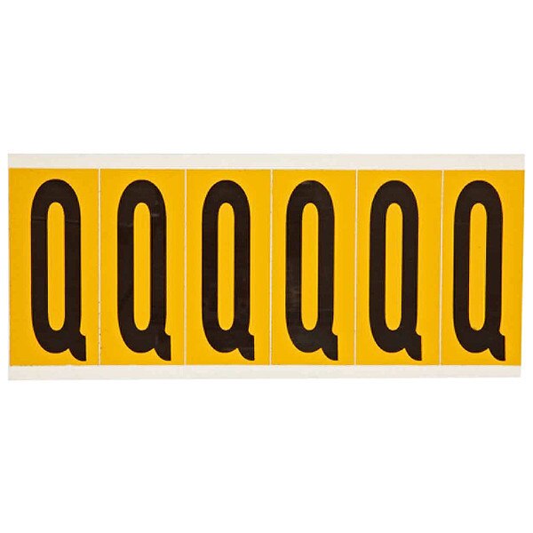 Letter Label, Q, 1-1/2 in. W x 3-1/2 in. H